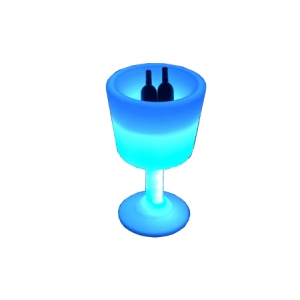 Glowing disco wine bucket